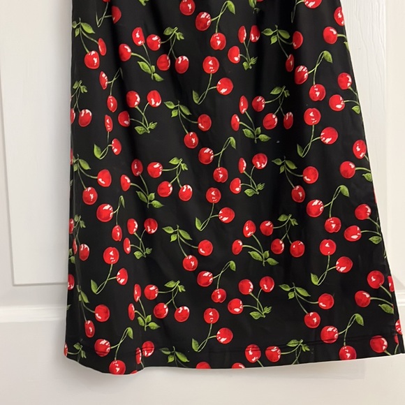 Cherry strapless dress size S - Picture 3 of 7